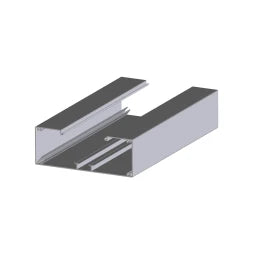 GGK BRA3 Aluminum Skirting Duct Bottom Part H=62 W=170mm, natural anodized – 12754