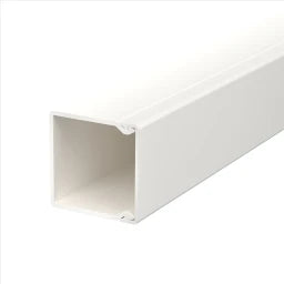 OBO Wand- und Deckenkanal mit Bodenlochung 4 0x40x2000 Polyvinylchlorid reinweiß RAL  – 6191126