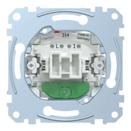 MERTEN Toggle/Intermediate Control Switch Insert, 1-gang, 10 AX, AC 250 V, Plug-in Terminals - MEG3106-0000