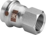 VIEGA Viega transition piece with SC-Contur, Temponox 1712 in 28mmxRp1 stainless steel – 811 822