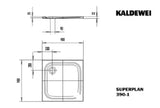 KALDEWEI Kaldewei Superplan Shower Tray white 90x90x2.5cm – 446900010001