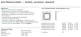 GIRA Frame 3-gang flush-mounted switch, pure white glossy – 0213112