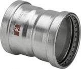 VIEGA Viega Muffe mit SC Temponox XL 1715XL in 108,0mm Stahl nichtrostend  – 809 171