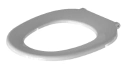 MKW MKW Kadett Plus Toilet Seat without Lid White with Plastic Hinge – A200-1101