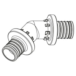 REHAU REHAU Winkel RAUTITAN PX 32 - 32, 45 Grad  – 11600541001