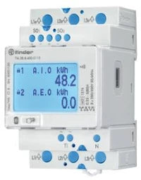 FINDER Multifunction Energy Meter, LCD, 2 x S0, IR, NFC, MID – 7M3884000112