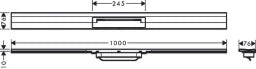 HANSGROHE HG RainDrain Flex Duschrinne 1000 mm kürzbar für Wandmontage BST   – 56053800