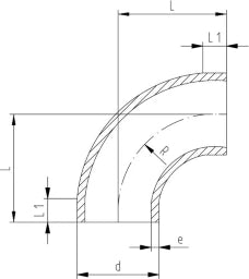 FISCHER GEORG GF Bend 90° PE100 d 32 SDR11 – 753018708