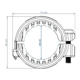 POLOPLAST PO Auszugsichere Verbindung POLO-KAL NG DN 40   – 01751