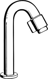 HANSA Hansa Lux Pillar tap chrome-plated – 0093 8101