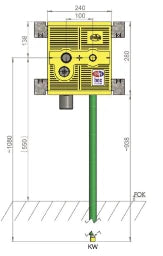MHS mhs-Washing machine 240 Version HL 400 Pipe:Geberit FlowFit – 23541FF0000000