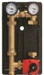 HERZ PumpFix Mix or Pump with Mixing Valve DN25, Flow/Return Distance: 125mm, kvs: 6.3 – 1451145