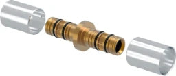 UPONOR Uponor Press Coupling PE-X 17-17 with 2 Press Sleeves – 1005079