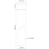 POLOPLAST PO Steckmuffenrohr POLO-KAL 3S DN 75/1500  – 102424