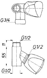 SCHMIEDL GS Geräteanschlussventil 1/2"   – GS0175