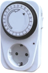 SKYLAND Mechanische Zeitschaltuhr Tagesprog. 15min Raster, für den Innenbereich   – S81000