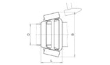 HAWLE Schubsicherung Fig.1254 PN 10 f.PVc AD 160 mm   – 5007926
