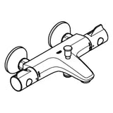 GROHE Grohe Grohtherm 800 Thermostat Bath Mixer, chrome – 34 567 000