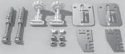 VOGEL&NOOT VO&NO HK-Befestigungsset Winkellasche universell (Aufputz u. rohe Wand)  – Z0BU00031002000