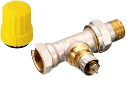 DANFOSS Danfoss Valve Body RA-UN 15 R 1/2, Straight, Matte Nickel-Plated – 013G3004