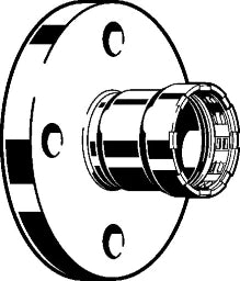 VIEGA Viega Flange Adapter with SC Megapress 4259 in 2 inch Steel Zn-Ni coated – 694 890