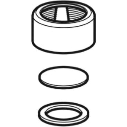 GEBERIT GE Screw Connection 1 inch white 252888 – 252.888.11.2