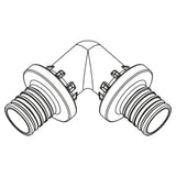REHAU REHAU Winkel RAUTITAN PX 25 - 25, 90 Grad  – 11600231001