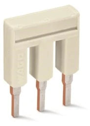 WAGO Jumper Bar, insulated, 3-way, light gray – 2002-403