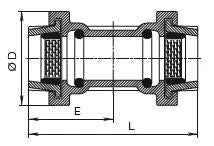 HAWLE Connector Iso K 6301 32 mm – 5014350
