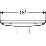 GEBERIT GE Shower Channel CleanLine Tileable – 154.455.00.1