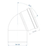 POLOPLAST PO Bend POLO-KAL NG DN 125/67 Degrees – 02153