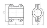 FISCHER GEORG FITTINGS Primofit Dichtschelle kurz Messing 22mm   – 775723054