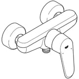 GROHE Grohe Eurodisc Cosmopolitan Shower Mixer, Chrome – 33 569 002
