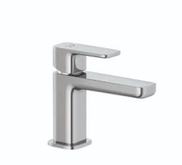 KLUDI Kludi Renon basin mixer 85 with push-open waste set matt black – 422663975