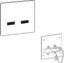 REHAU MEPA Sanicontrol Reparaturset RS620 (Frontpl. + Elektronik)  – 18967161900