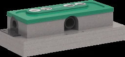 HANSGROHE HG uBox Universal GK for Shower Channels Drain Housing for Flat Installation - 01000180