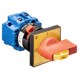 KRAUS&NAIMER Not-Aus-Sch.3-pol.Zentrallochbef.48x48 Ith=20 A,P=5,5 kW(AC23B,400V AC),2,5 mm²   – 70011108