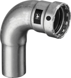 VIEGA Viega Elbow 90 degrees with SC Megapress 4216.1 in 3/4 inch steel Zn-Ni coated – 694 647