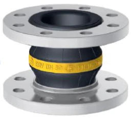 ELAFLEX Elaflex Gi-Kompensator gelb  PN16 DN 80 I:NBR(Nitril) A:Chloropren 90Gr.F.St.v.   – ERV-G 80.16