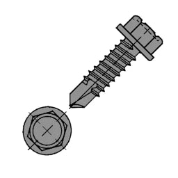 MEFA Bohrschraube DIN 7504 K, 4,2 x 13 mm gvz  – 3700413
