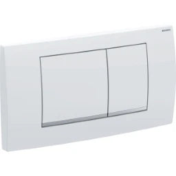 GEBERIT GE Twinline30 dual-flush plate, matte chrome/gloss chrome/matte chrome – 115.899.JQ.1