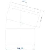 POLOPLAST PO Bend POLO-KAL 3S DN 125/15Grad – 102560