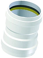 POLOPLAST PP-Polo-Eco-Plus Premium Double Socket DN150/OD160mm for SN8 and SN12 white - 06532
