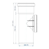 POLOPLAST PO Cleaning Pipe POLO-KAL NG DN 75 – 02343