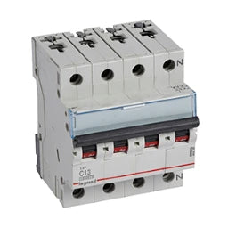 LEGRAND Circuit breaker 10kA C 13A/3-pole+N 4TE – 404238