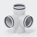 POLOPLAST PO Double Branch Equal Junction POLO-KAL 3S DN 110/110/110/87 Degrees - 102674