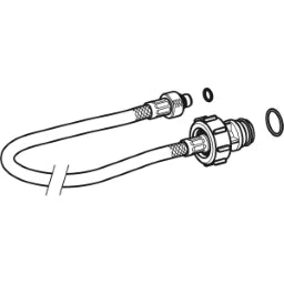 GEBERIT GE Panzerschlauch 3/8 zu Sigma UP-SPK   – 241.854.00.1