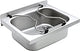 KWC AUSTRIA KWC Sirius Slop Hopper 500x210x400 without hinged grate, with 6/4" basket strainer – 2000090080