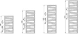 ZEHNDER Zehnder Passion coll. 1 Designer Radiator Center Connection, 166.1x60cm, RAL 9016 – BPPABHZK117.6