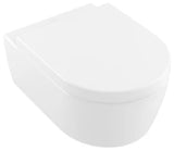 VILLEROY&BOCH V&B Avento Combi-Pack Rimless Wall-Mounted Washdown WC + WC Seat, White CP – 5656HRR1